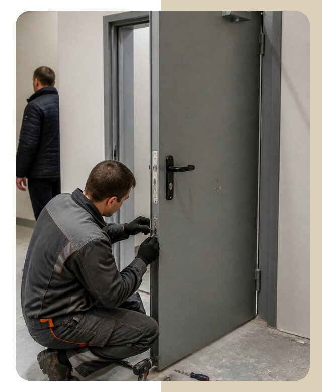 Ремонт противопожарной двери в Сыктывкаре по цене 6702 р. | ДвериЛегко-Скт