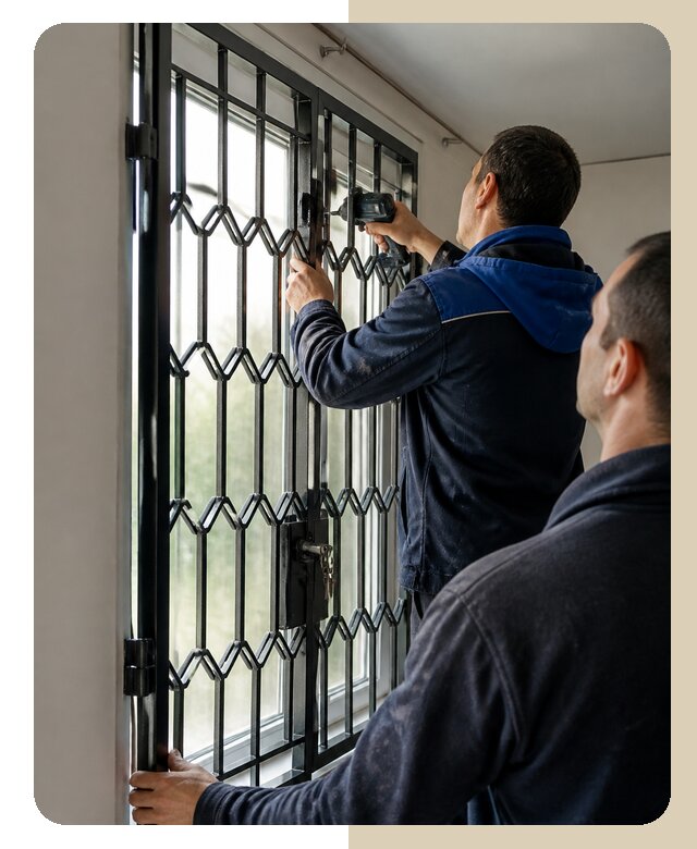 Установка распашных решеток в Сыктывкаре цена от 6702 р. | ДвериЛегко-Скт
