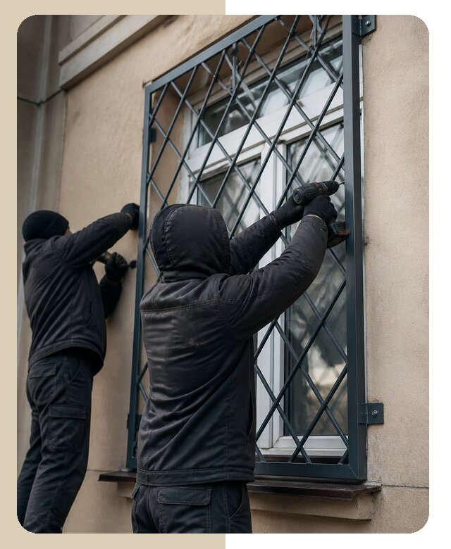 Установка антивандальных решеток на окна в Сыктывкаре